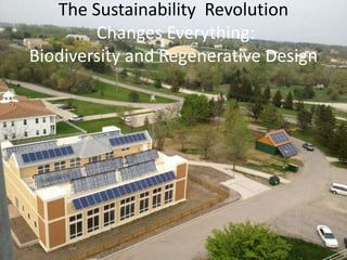 The Sustainability Revolution
Changes Everything:
Biodiversity and Regenerative Design
 