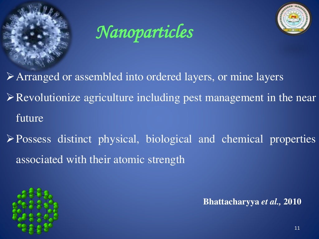 Application Of Nanotechnology In Agriculture With Special Reference T 