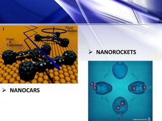  NANOCARS
 NANOROCKETS
 