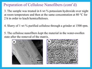 Nano cellulose | PPT