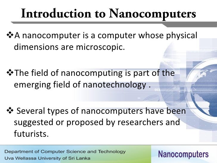 Nanocomputers