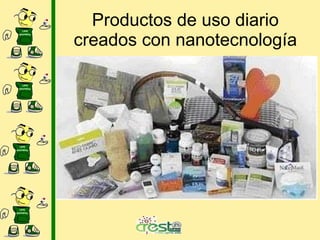 Productos de uso diario creados con nanotecnología