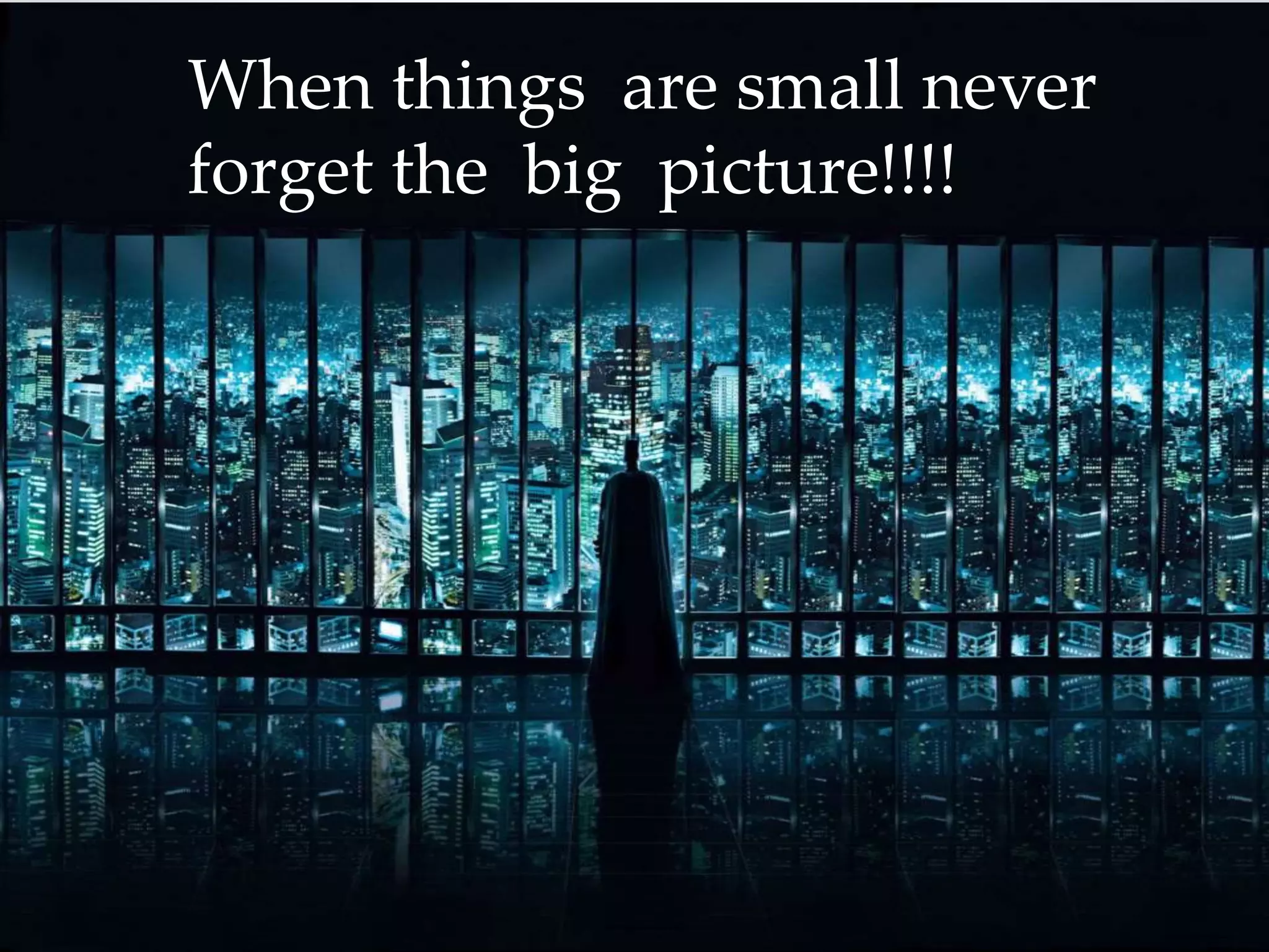 VAMS 
When things are small never 
forget the big picture!!!! 
