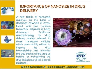 Nano drug delivery | PPTX