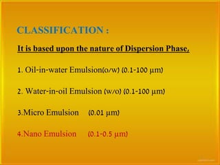 Nanoemulsion | PDF
