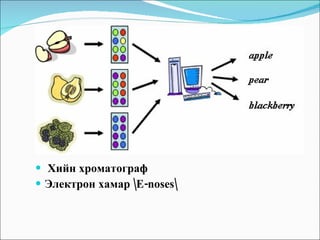 Хийн хроматограф Электрон хамар \ E-noses \   