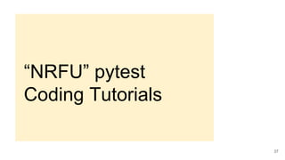 Automating "Network Ready for Use" with pytest | PPTX