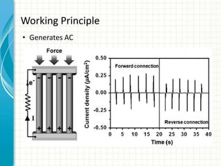 Working Principle
• Generates AC
 