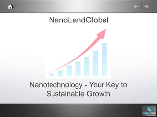 NanoLandGlobal




Nanotechnology - Your Key to
    Sustainable Growth
 