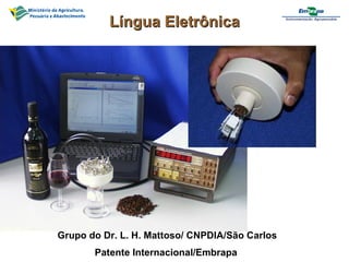 Língua Eletrônica




Grupo do Dr. L. H. Mattoso/ CNPDIA/São Carlos
       Patente Internacional/Embrapa
 