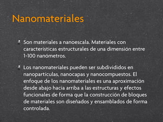 Nanomateriales