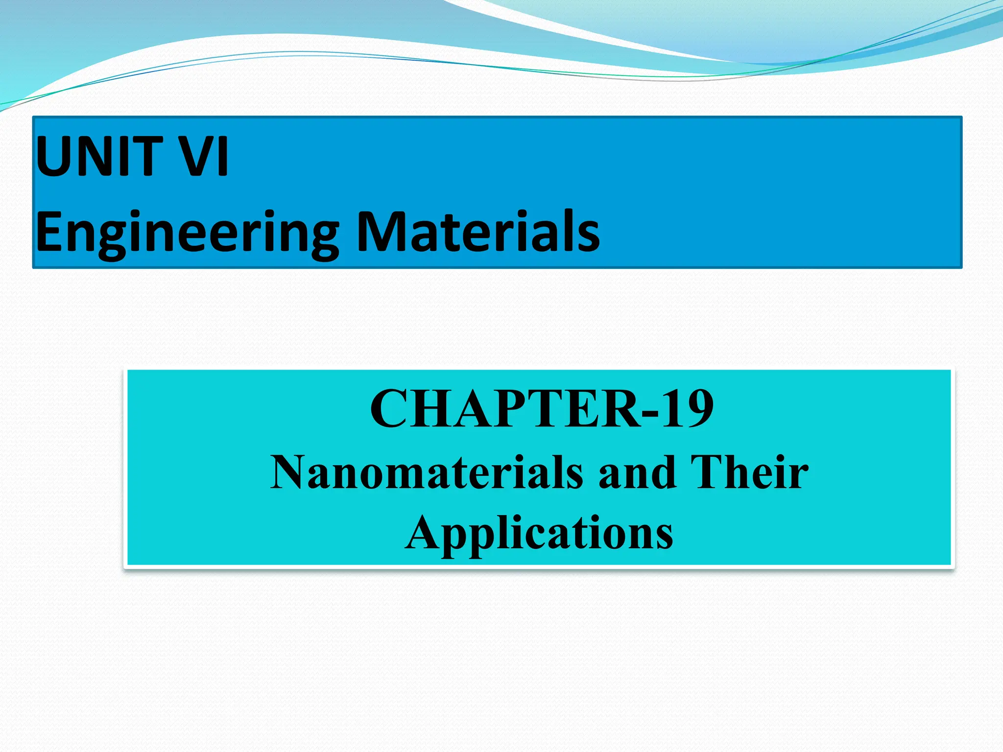 nanomaterials and their applications in life | PDF