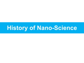 History of Nano-Science
 