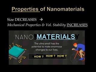 Nano materials as novel materials | PPTX