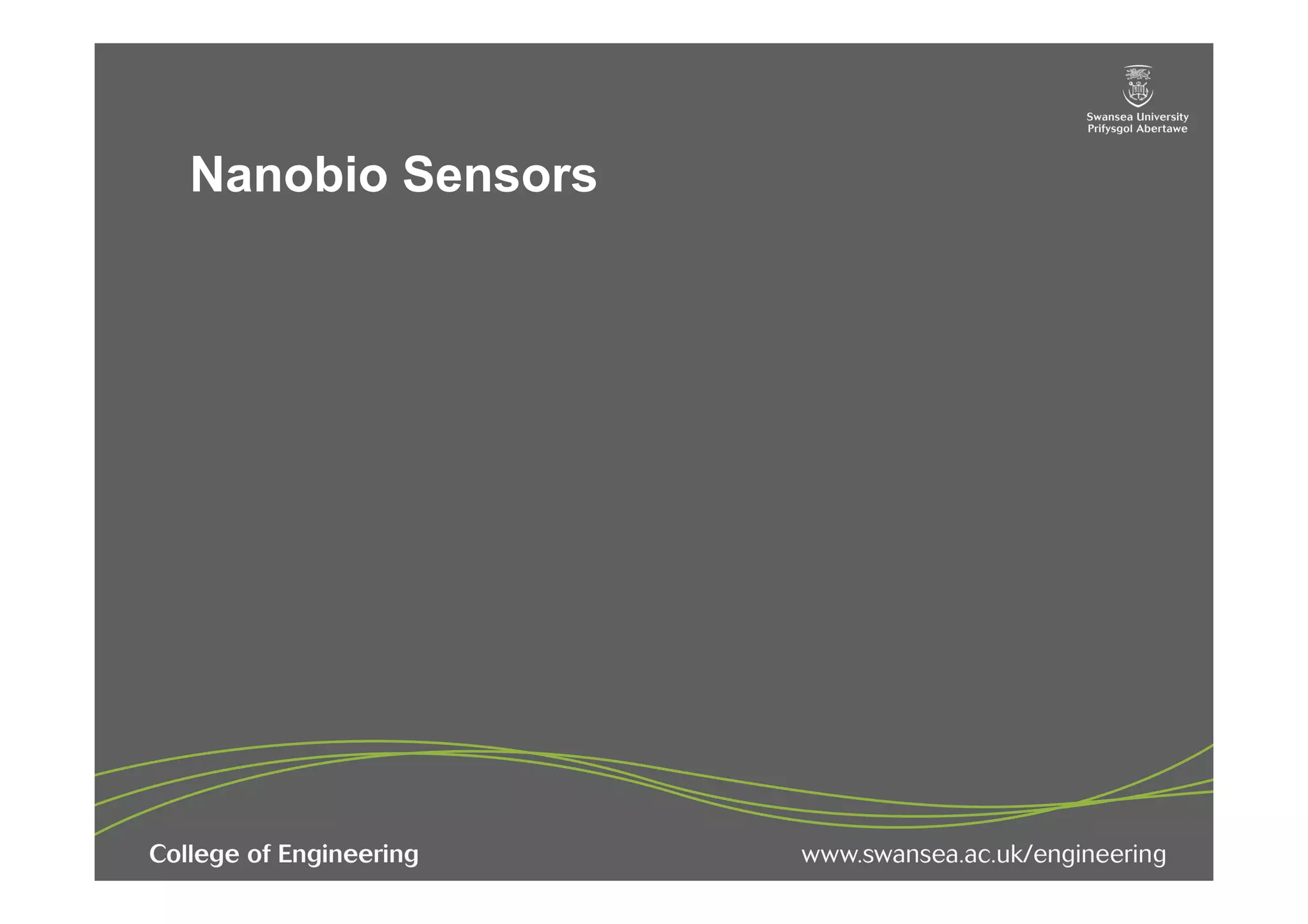 Nanobio Sensors
Title of
presentation
Click to edit subtitle style
 