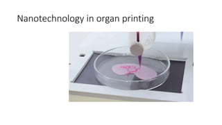 Nanotechnology in organ printing
 
