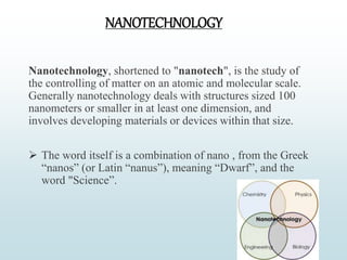 Nanotechnology In Cancer Treatment Ppt