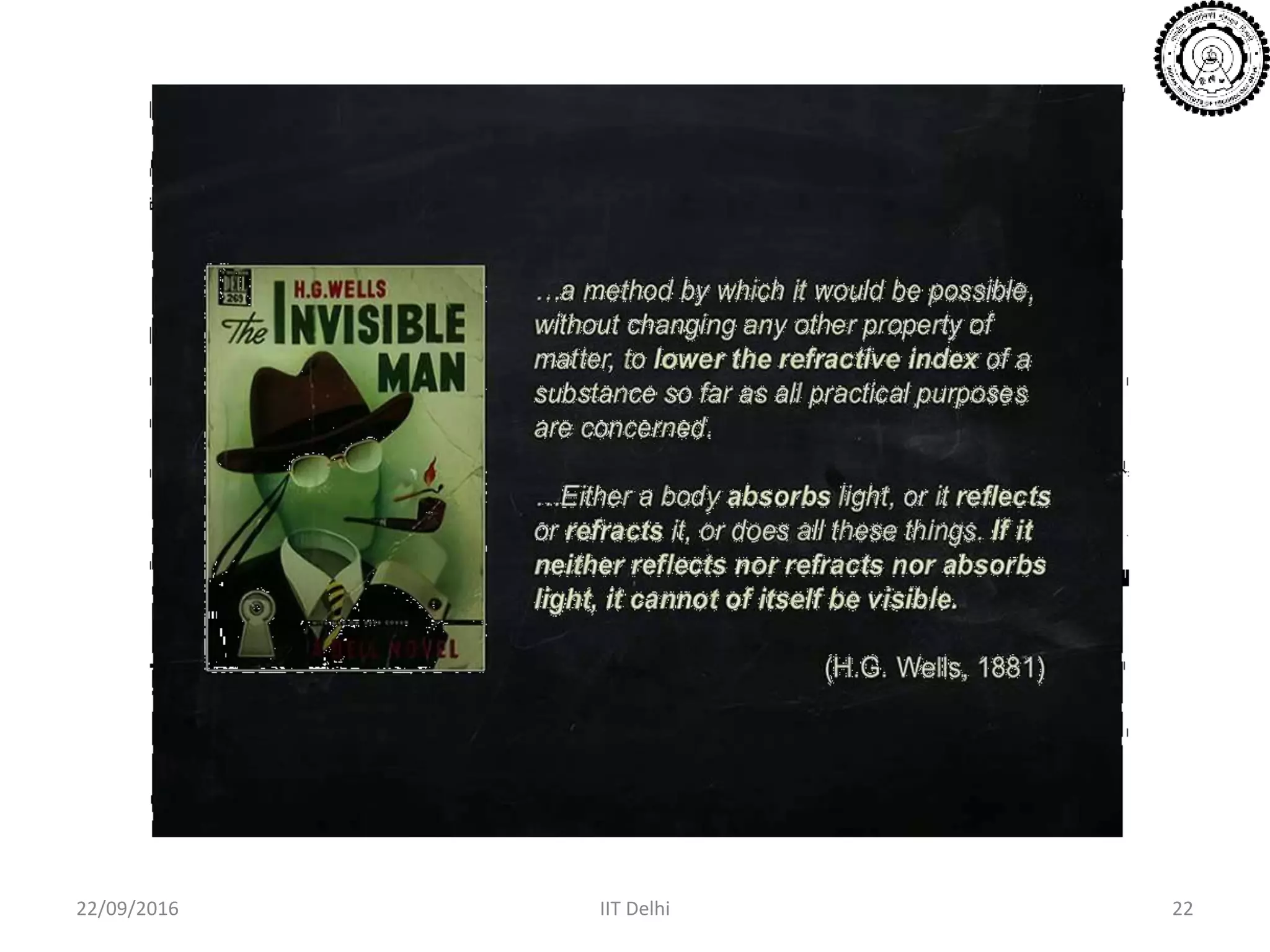 22/09/2016 IIT Delhi 22
 