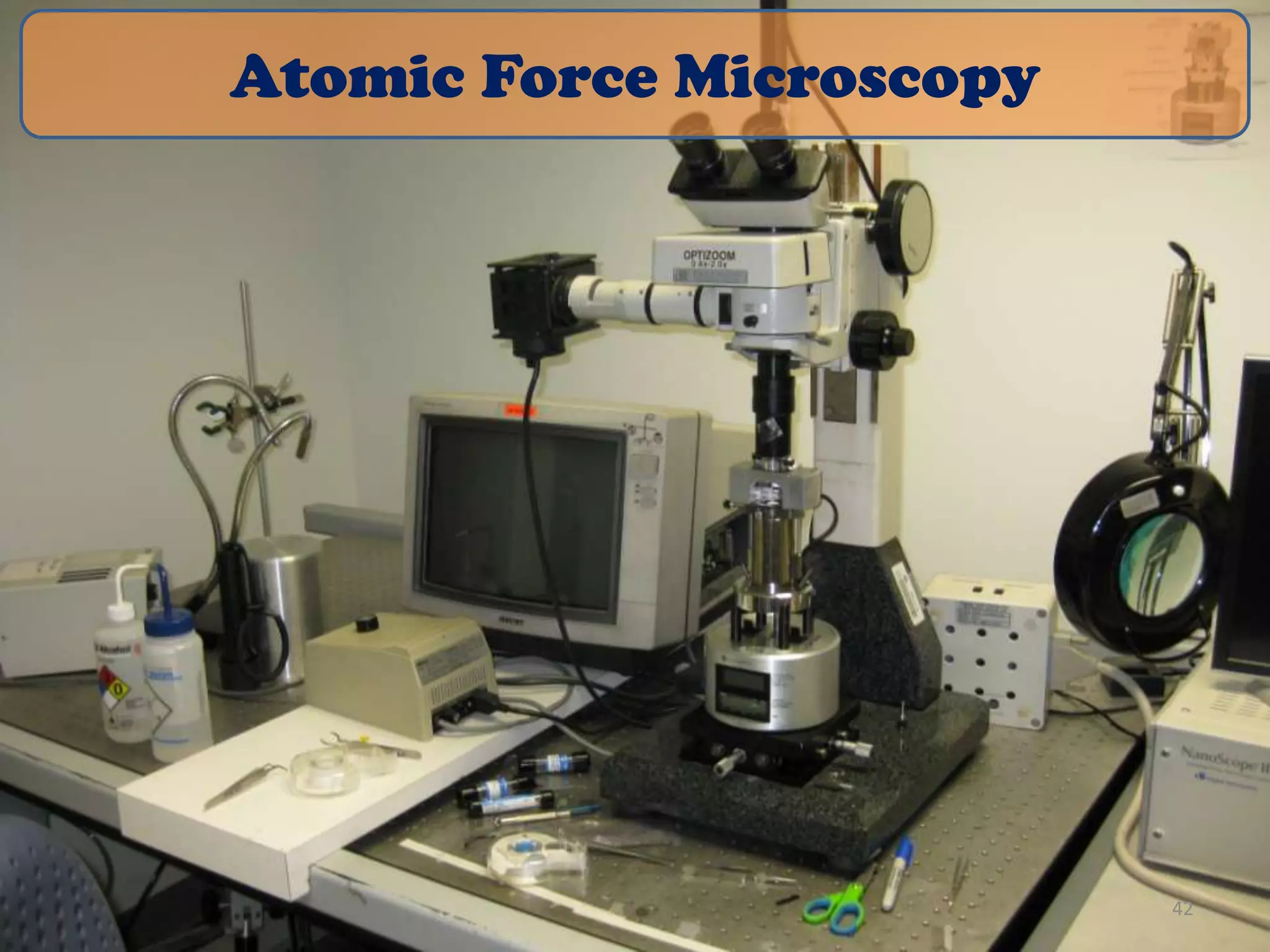 Atomic Force Microscopy

42

 