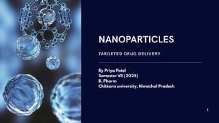 Nanoparticles in Novel drug delivery system | PDF