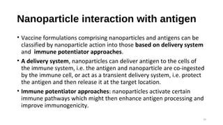 Nanoparticle based oral delivery of vaccines | PPT