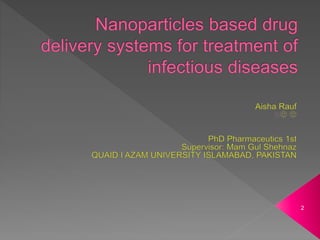 Nanoparticles based drug delivery systems for treatment of | PPTX