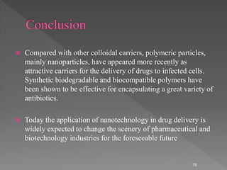 Nanoparticles based drug delivery systems for treatment of | PPTX