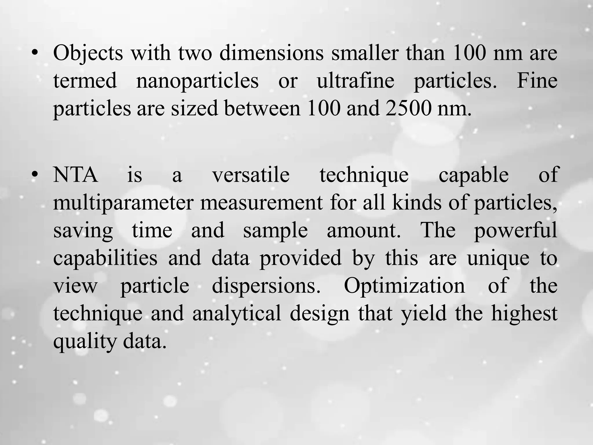 Nanoparticle tracking analysis | PDF