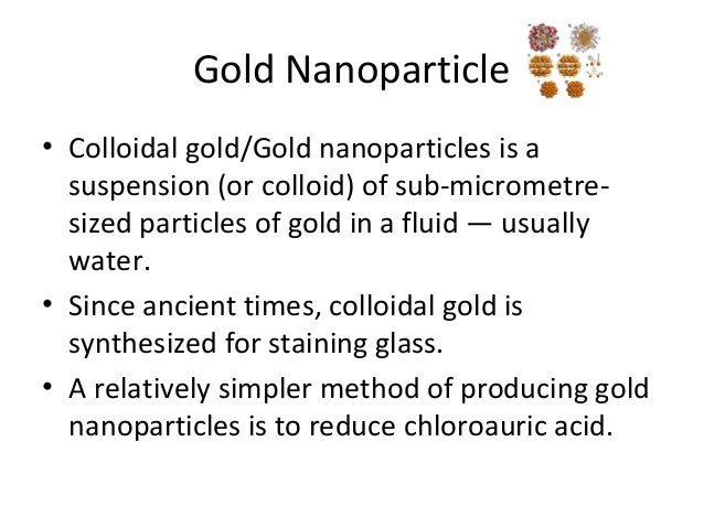 Gold nanoparticles in medicine picture