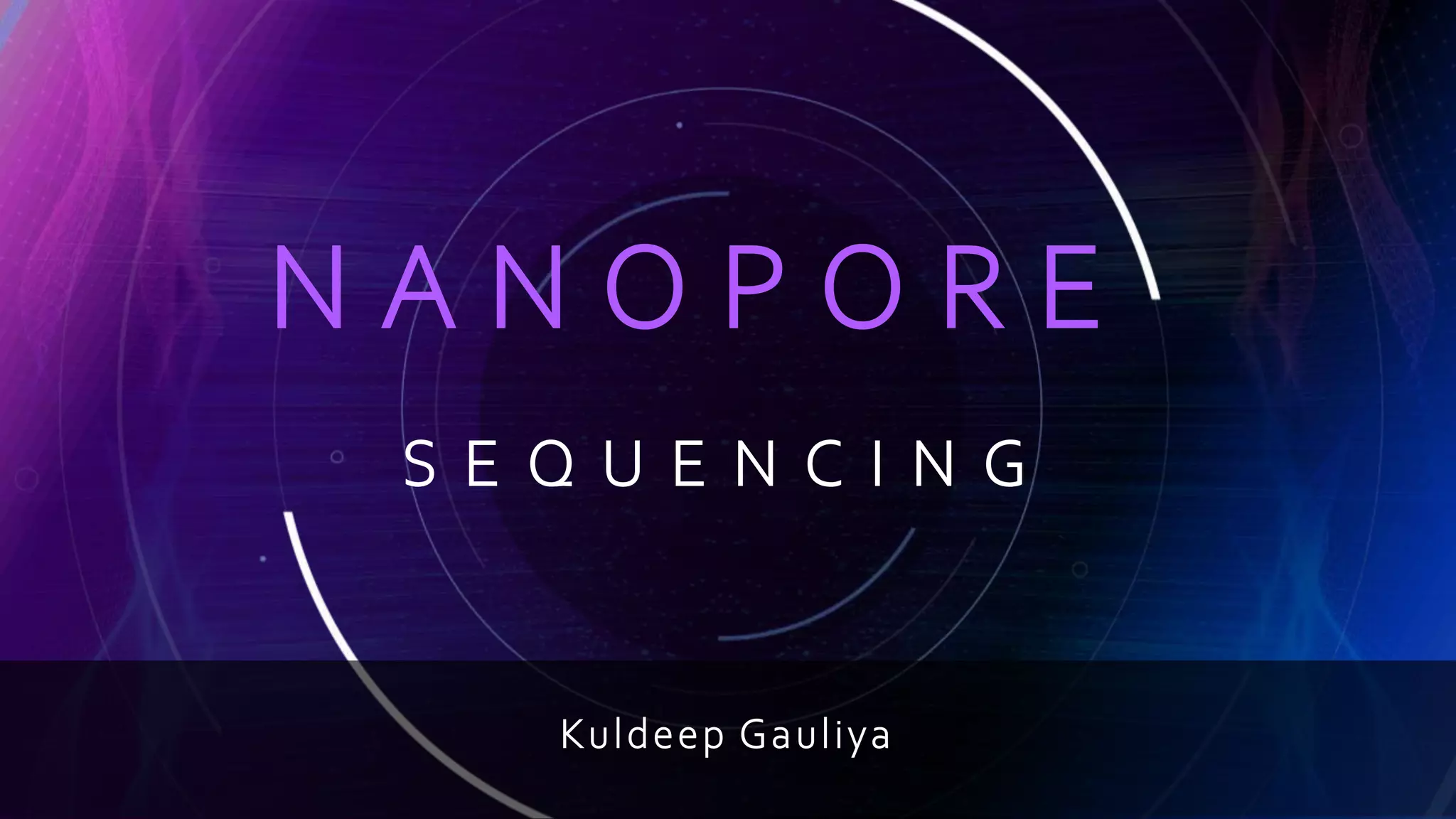 NANOPORE SEQUENCING | PPTX image.
