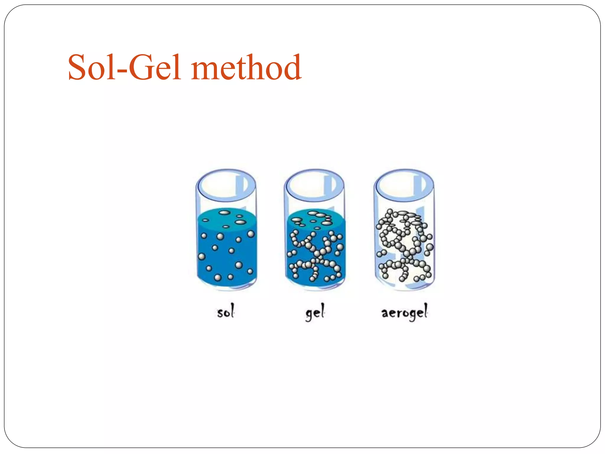 Sol-Gel method
 
