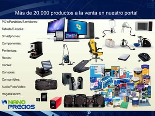 Más de 20.000 productos a la venta en nuestro portal
PC’s/Portátiles/Servidores:
Tablets/E-books:
Smartphones:
Componentes...