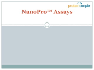 NanoPro™ Assays
 