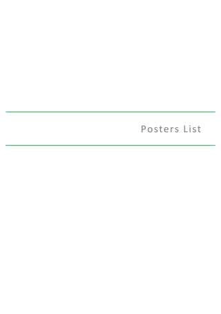 Posters List
 