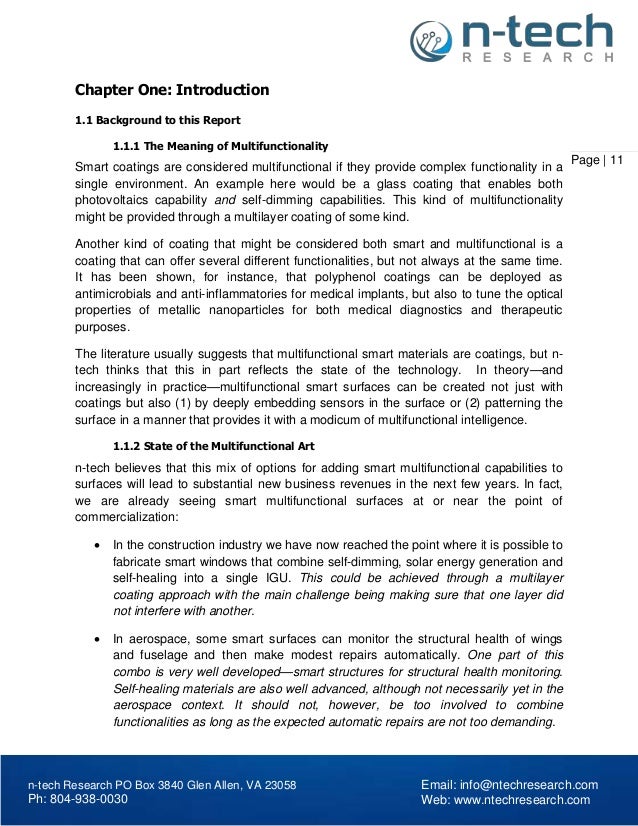 Multifunctional Smart Coatings And Surfaces 16 25 Chapter One Multifunctional Smart Coatings And Surfaces 16 25 Chapter One