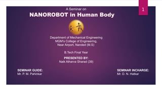 Nanorobot in human body | PPTX