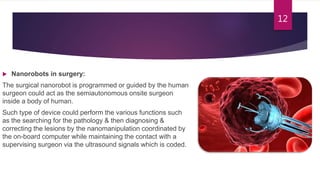 Nanorobot in human body
