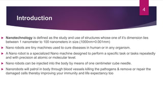 Nanorobot in human body