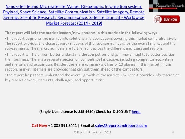 Nanosatellite and microsatellite market