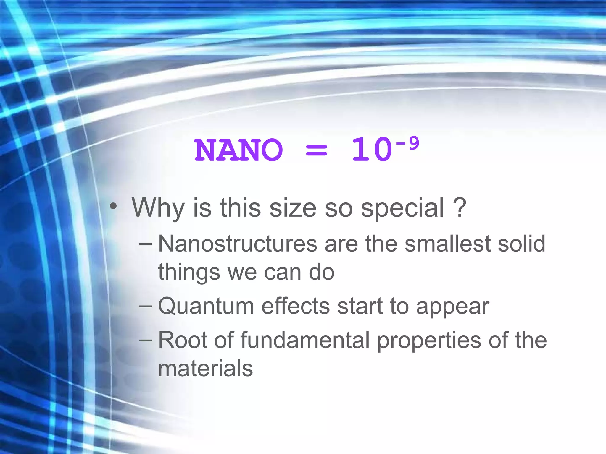 Nano-Science | PPT