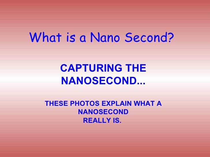 nano-second