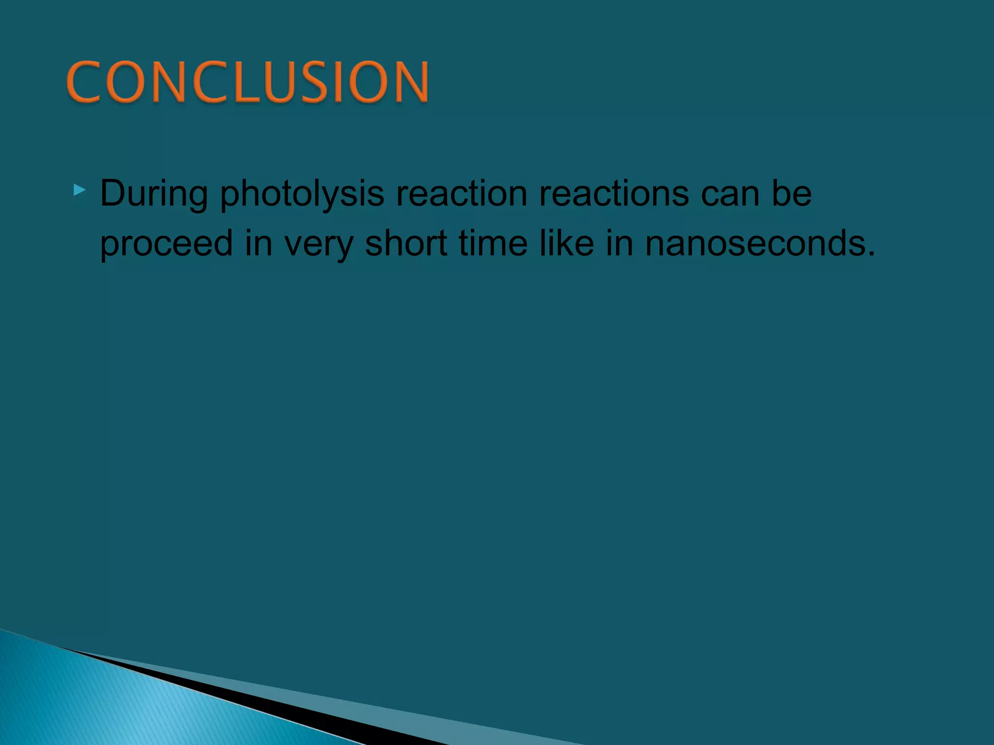 Nanosecond photolysis PPT