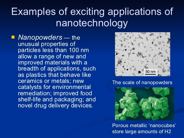 examples of nanotechnology