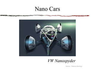 Nano Cars VW Nanospyder 