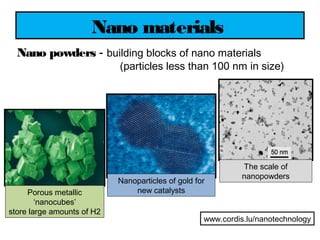 Nanotechnology: Basic introduction to the nanotechnology.