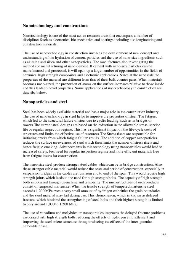 Phd thesis on nanotechnology
