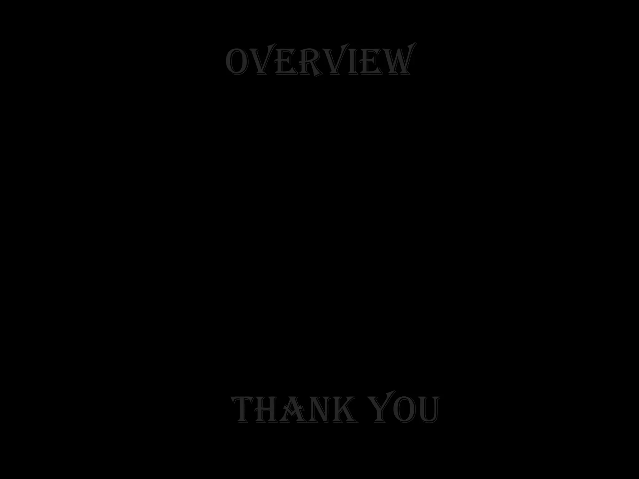 oveRview
Future of Nanotechnology No one knows
for sure. History shows that science and
technology impact society, but there is no
way to predict what new scietific
discoveries are next how technology will be
used.
tHaNK YoU
 