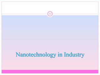 Nanotechnology in Industry
52
 