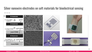 Samadhan & Laxman Nanotechnology April 25, 2024
Silver nanowire electrodes on soft materials for bioelectrical sensing
35
 