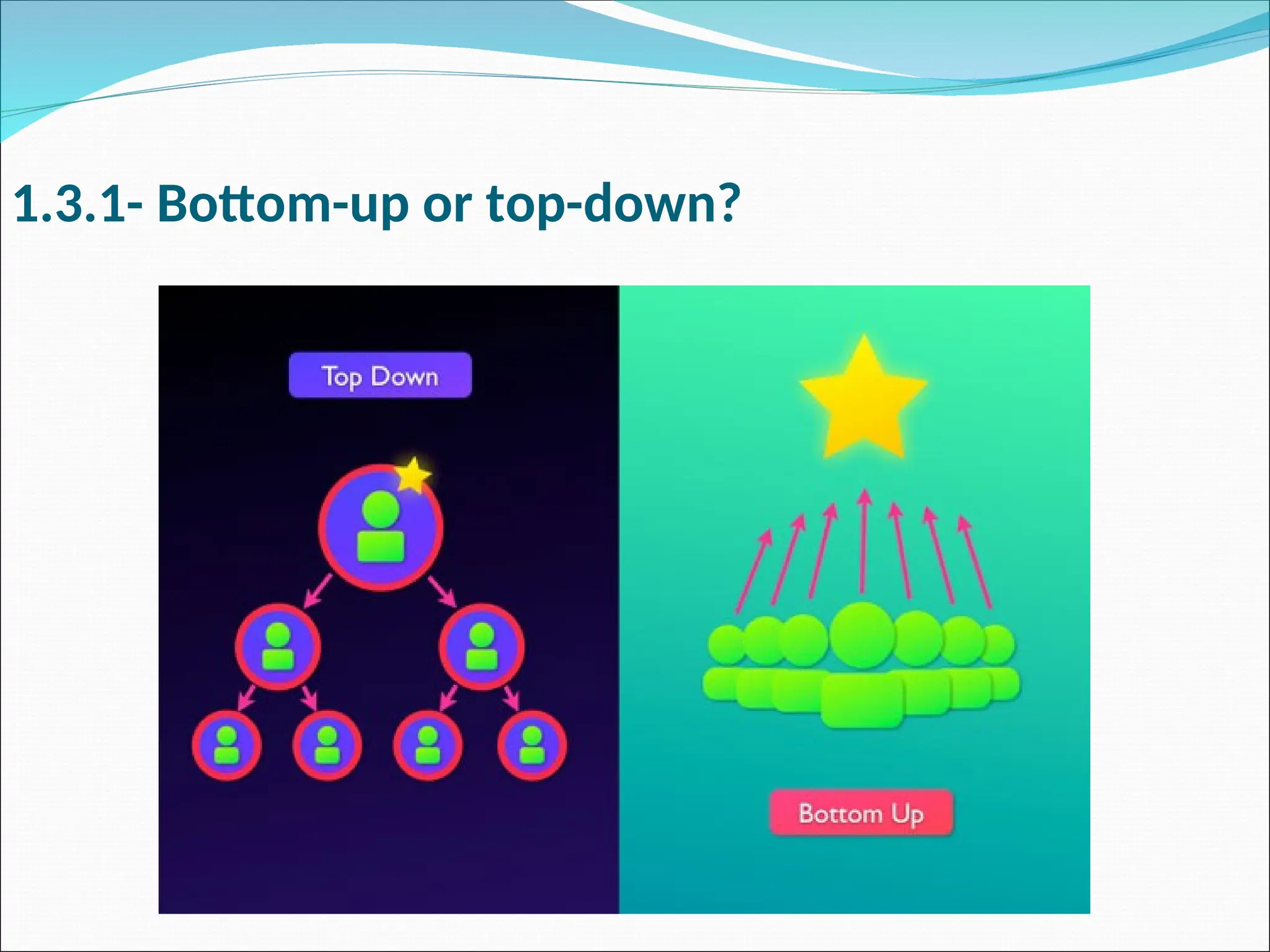 1.3.1- Bottom-up or top-down?
 